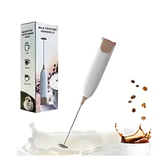 GENERICO - Espumador de leche eléctrico de acero inoxidable máquina de espuma manual