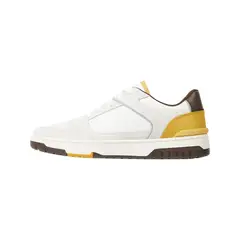 TOMMY HILFIGER - Tenis amarillo de baloncesto de cuero TH Monogram
