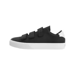 TOMMY HILFIGER - Tenis negro de Cuero con cierre de velcro