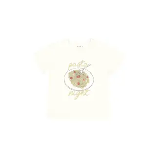 TENNIS - Camiseta crudo con estampado en frente para mujer