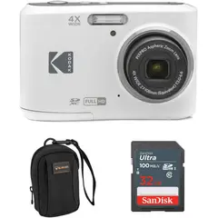 KODAK - Cámara Digital PIXPRO FZ45 16MP Full HD + 32GB y bolso