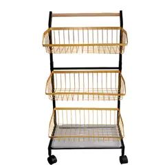 GENERICO - Organizador 3 Puestos Con Ruedas Multiusos