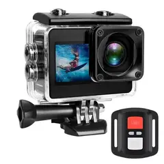 AMERICAN GENERICS - Camara Deportiva 4k Táctil Doble Pantalla Wifi Sumergible