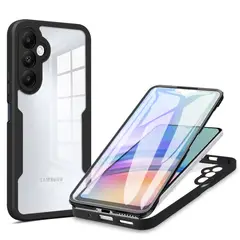 GENERICO - Estuche Protector Case Funda 2 En 1 Full 360 Para Samsung A25 Negro