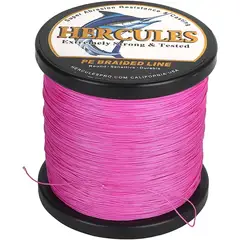 HERCULES - Línea de Pesca Trenzada 12 Hilos 10-420lbs PE