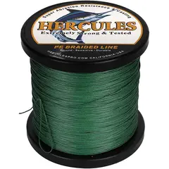 HERCULES - Línea de Pesca Trenzada 12 Hilos 10-420lbs PE