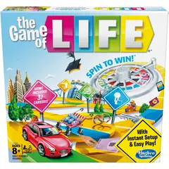 HASBRO GAMING - Juego de Vida de Hasbro Gaming, 31 carreras, 2-4 jugadores