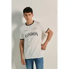 KOAJ - Camiseta de contrastes con estampado de London HOMBRE