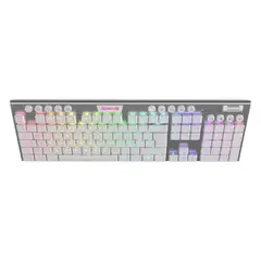 REDRAGON - Teclado Gamer Wired Horus K619-RGB Blanco Rgb