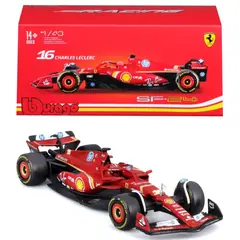 BURAGO - Ferrari F1 Sf-24 Leclerc Carro Caja Acrílico 143