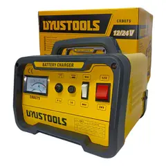 UYUSTOOLS - Cargador De Baterías 12v 24v Ip20 20 - 200 Ah