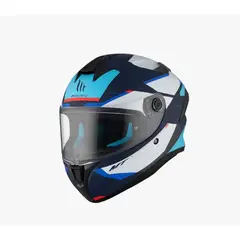 MT HELMETS - CASCO TARGO S KAY C7 AZUL BRILLO TALLA M