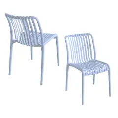 GENERICO - Silla PP Bistro Base Blanco