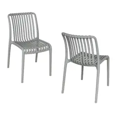 GENERICO - Silla PP Bistro Base Gris