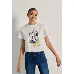 KOAJ - Camiseta para mujer de silueta crop top unicolor, elabora MUJER