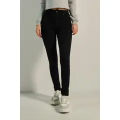 KOAJ - Jean jegging super tiro alto negro MUJER