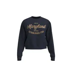 KOAJ - Buzo perchado unicolor con diseÃ±o college de Maryland MUJER