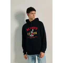 KOAJ - Buzo capota ranglan con estampado de Mickey HOMBRE