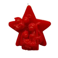 GENERICO - VELA NAVIDAD ESTRELLA PESEBRE ECOLÓGICA Y AROMATIZADA