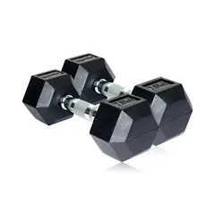 SPORT FITNESS - MANCUERNA HEXAGONAL ENCAUCHETADA 7KG