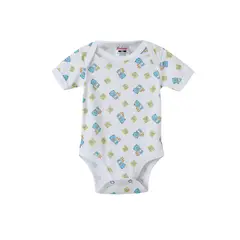 SANTANA - Body Bebé Manga Corta Niño Azul Marino