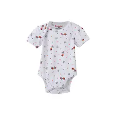 SANTANA - Body Bebé Manga Corta Niño Terracota