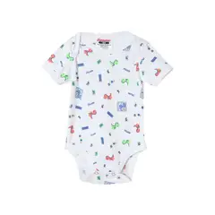 SANTANA - Body Bebé Manga Corta Niño Verde Menta