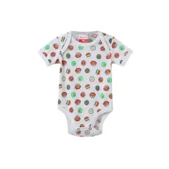 SANTANA - Body Bebé Manga Corta Niño Verde Medio