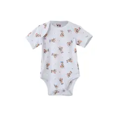 SANTANA - Body Bebé Manga Corta Niño Ocre Oscuro