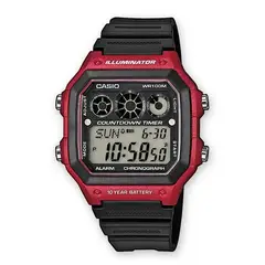 CASIO - Reloj AE-1300WH-4A Diseño Deportivo