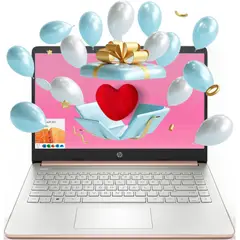 HP - Laptop 14 HD, Intel Celeron N4120, 16GB RAM, 64GB eMMC