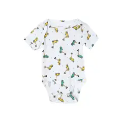 SANTANA - Body Bebé Manga Corta Niño Verde Cali