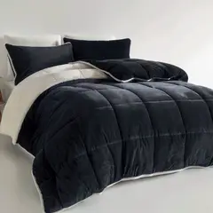 KARYTEX - Plumón con Ovejero Cama Sencilla Color Negro