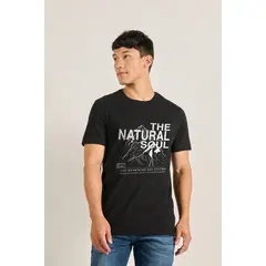 KOAJ - Camiseta manga corta con estampado de montañas HOMBRE