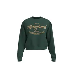 KOAJ - Buzo perchado unicolor con diseÃ±o college de Maryland MUJER