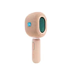 IGOMA - Micrófono Inalámbrico Microphone-Karaoke KM-12 Rosado