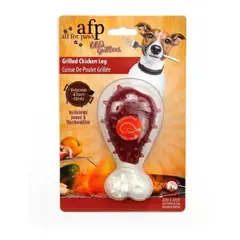 PETSPA - JUGUETE PLASTICO PATA DE POLLO ROJA
