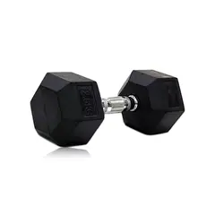 SPORT FITNESS - MANCUERNA HEXAGONAL ENCAUCHETADA 12KG