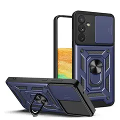 GENERICO - Funda Estuche Case Slider Compatible Con Samsung M55 Azul
