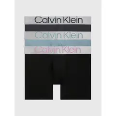CALVIN KLEIN - Pack De 3 Boxer Brief En Microfibra - Steel
