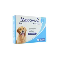 PETSPA - Antiinflamatorio y Analgésico Para Perros y Gatos Mecox-2 en Tabletas x 4 Mg
