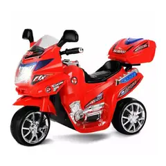 GENERICO - Moto recargable montable electrico juguete niña roja