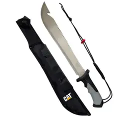CATERPILLAR - Machete Cat En Acero Con Funda 19 Pulgadas