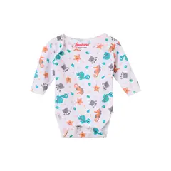 SANTANA - Body Bebé Prematuro Niño Verde Menta Oscuro