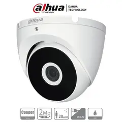 DAHUA - CAMARA DOMO METALICO DE 2 MEGAPIXELES CON AUDIO 20M IP67 2.8MM