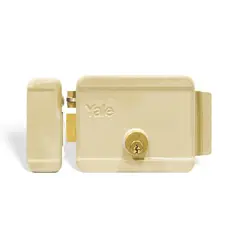 ZER - CERRADURA ELECTRONICA CHAPA YALE BEIGE METALICO IZQUIERDA