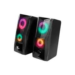 XTECH - PARLANTES GAMER ESTEREO MULTIMEDIA 2.0 RGB USB PARA PC