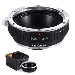 K&F CONCEPT - Adaptador para Canon EOS EF a M43 MFT