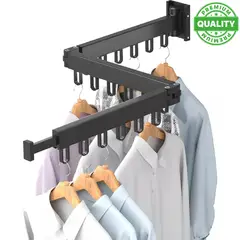 ONE PIXEL - Tendedero De Ropa Plegable Ajustable Negro