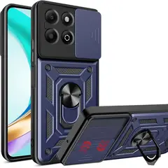 GENERICO - Funda Estuche Forro Case Slider Compatible Honor 200 Smart 5G Azul